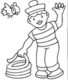 l&aacute;minas para imprimir d&iacute;a de las madres. trabajador marinero